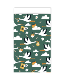 Cadeauzakje 12 x 19cm: Mr. Stork