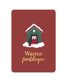 Ansichtkaart  : Warme feestdagen