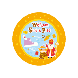 Schoenzetmat:  Sinterklaas  (vrolijk welkom)