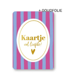 Ansichtkaart  : Kaartje vol liefde!