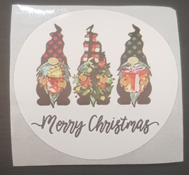 Sticker: Gnomes kerst 1