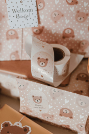 Stickerset: Hoera een baby  / Little bear (2 varianten)