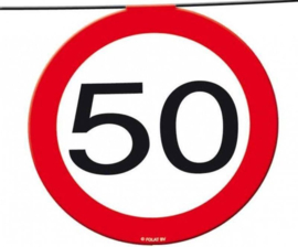Vlaggenlijn 50 verkeersbord