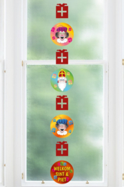 Hangdecoratie Welkom Sint en Piet (1,20)