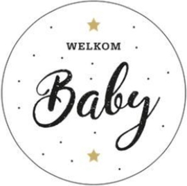 Sticker: Welkom baby