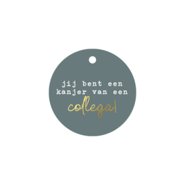 Cadeaulabel: Jij bent een kanjer van een collega!