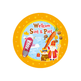 Schoenzetmat:  Sinterklaas  (vrolijk welkom)