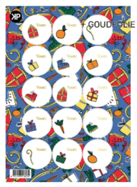 A5 stickervel:  Sinterklaas pret