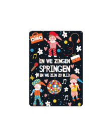 Cadeaukaart  : En we zingen springen en ...