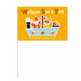 Zwaaivlag:  Sinterklaas  (vrolijk welkom)