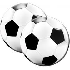 Ronde voetbal servetten