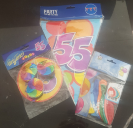 NU OF NOOIT PAKKET:   55 jaar/jubileum