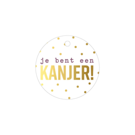 Cadeaulabel: Je bent een kanjer!
