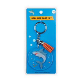 Acryl sleutelhanger: Haai