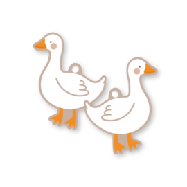 Cadeaulabel: Goose (dubbelzijdig)