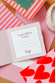 Tegoedbon: Hartjes XL