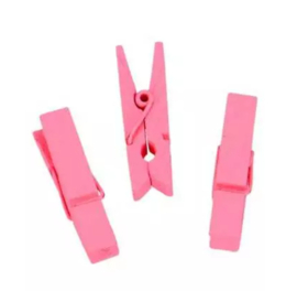 Houten knijper: Roze