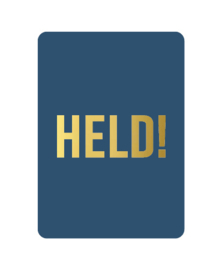 Ansichtkaart  : Held!