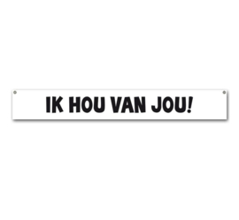 Spandoek: Ik hou van jou!