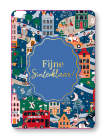 Ansichtkaart  : Fijne Sinterklaas!