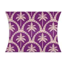 Gondeldoosje: Tropical Deco (paars)