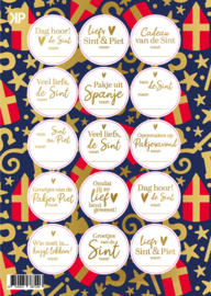 A5 stickervel:  Sinterklaas luxe