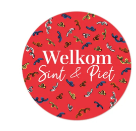 Raamstickers Sinterklaas