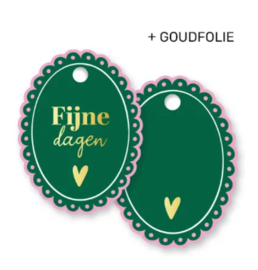 Cadeaulabel:  Fijne dagen!