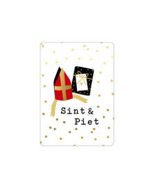 Kleine cadeau kaarten Sinterklaas