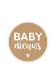 Sticker: Baby nieuws