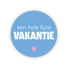 Sticker: Een hele fijne vakantie