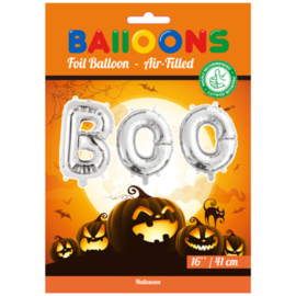 Folie Ballonnen Zilver - Boo