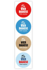 Stickerset: Vierdaagse (4 varianten)