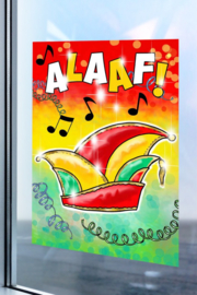 Raamsticker: ALAAF