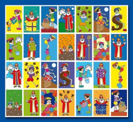 Stickervel Sint en Piet (stammetjes serie 47)