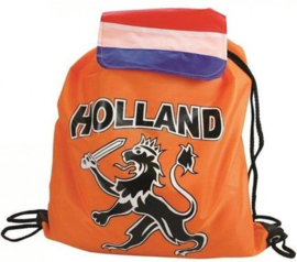Oranje Holland rugzak - Leeuw en Holland opdruk