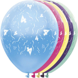 Feestballonnen 4 jaar