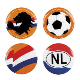 Set van 4 buttons Nederland