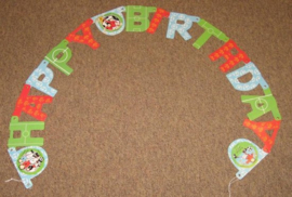 Letterslinger Happy Birthday  crazy footbal