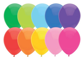 Regenboog ballonnen (10 stuks)