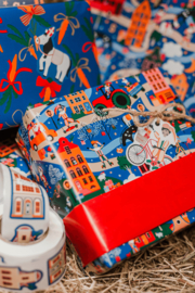 Cadeaulabel:  Piet op de fiets