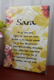 Canvas Sara