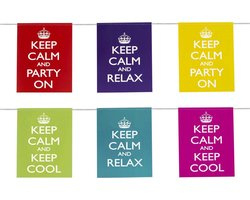 Vlaggenlijn Keep Calm Party