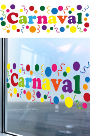 Raamstickers Carnaval