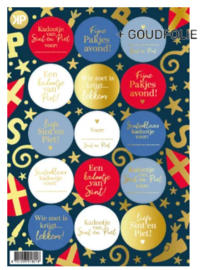A5 stickervel:  Sinterklaas luxe (kleur)