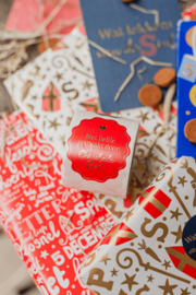 Stickerset: Met liefde gemaakt door chocolade piet! (3 varianten)