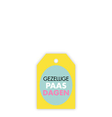 Cadeaulabel: Gezellige Paasdagen