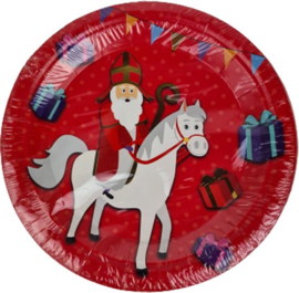 Sinterklaas op paard bordjes