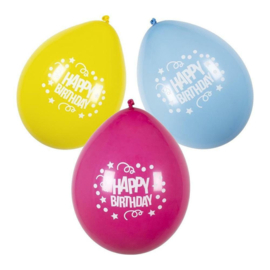 Boland ballonnen Happy Birthday