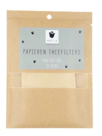 Papieren theefilters  (25 stuks)